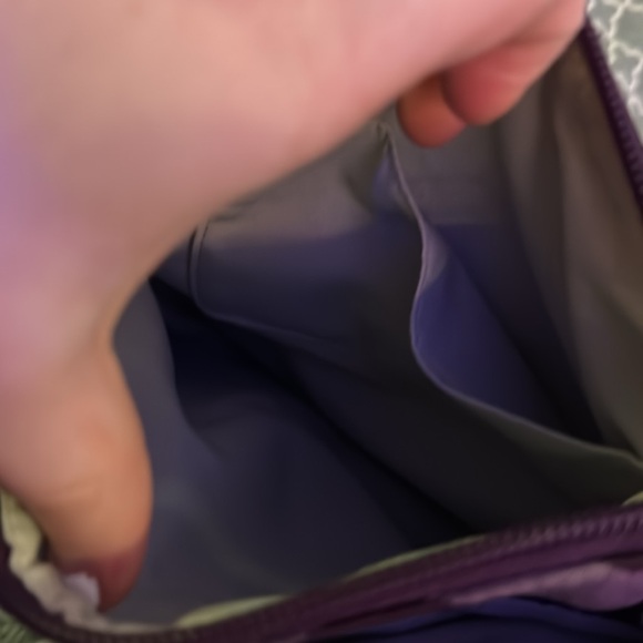 COACH Purple Jacquard Signature C Crossbody Messenger Shoulder Bag - Picture 8 of 14